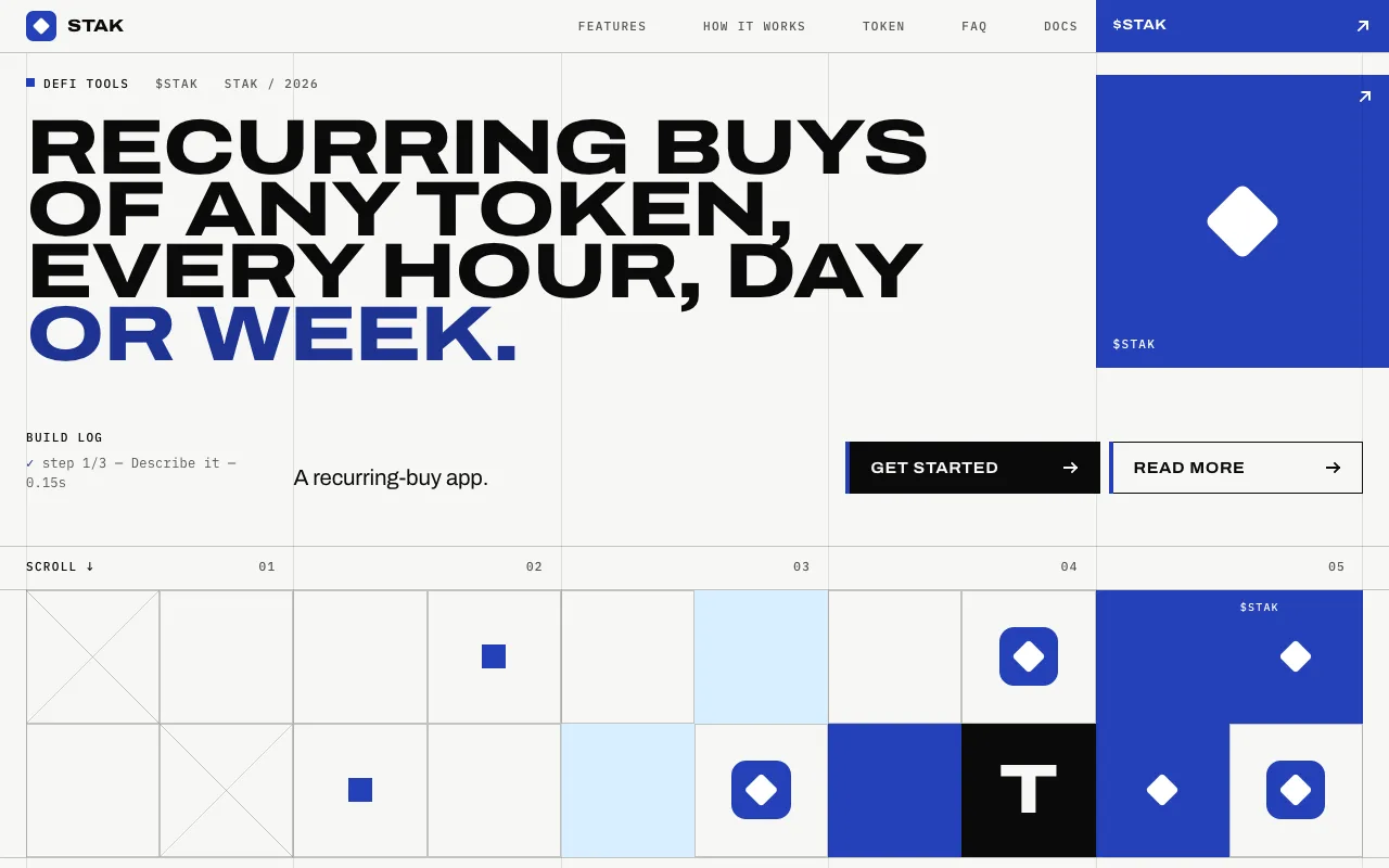 Cobalt look, sample page