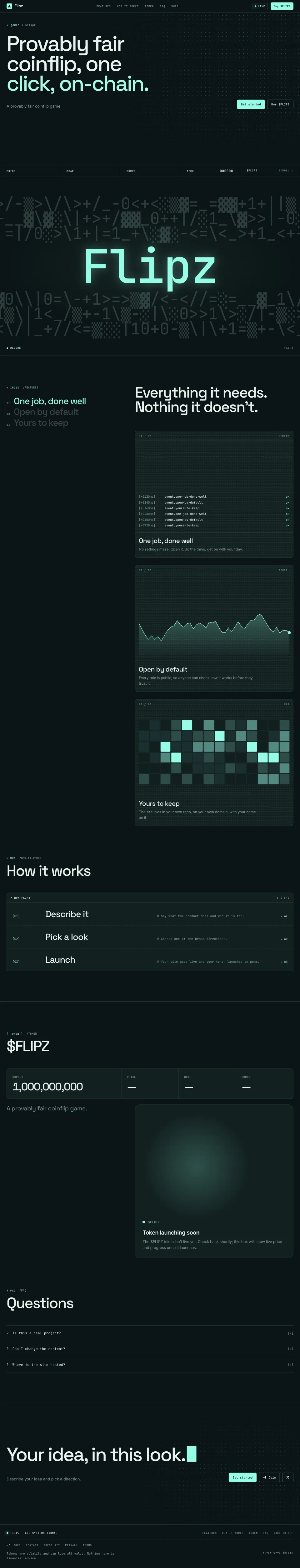 Lagoon look: the whole desktop page