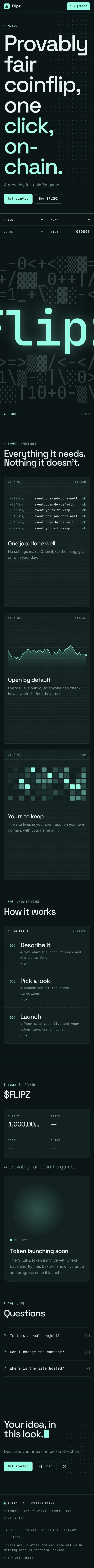 Lagoon look: the whole phone page